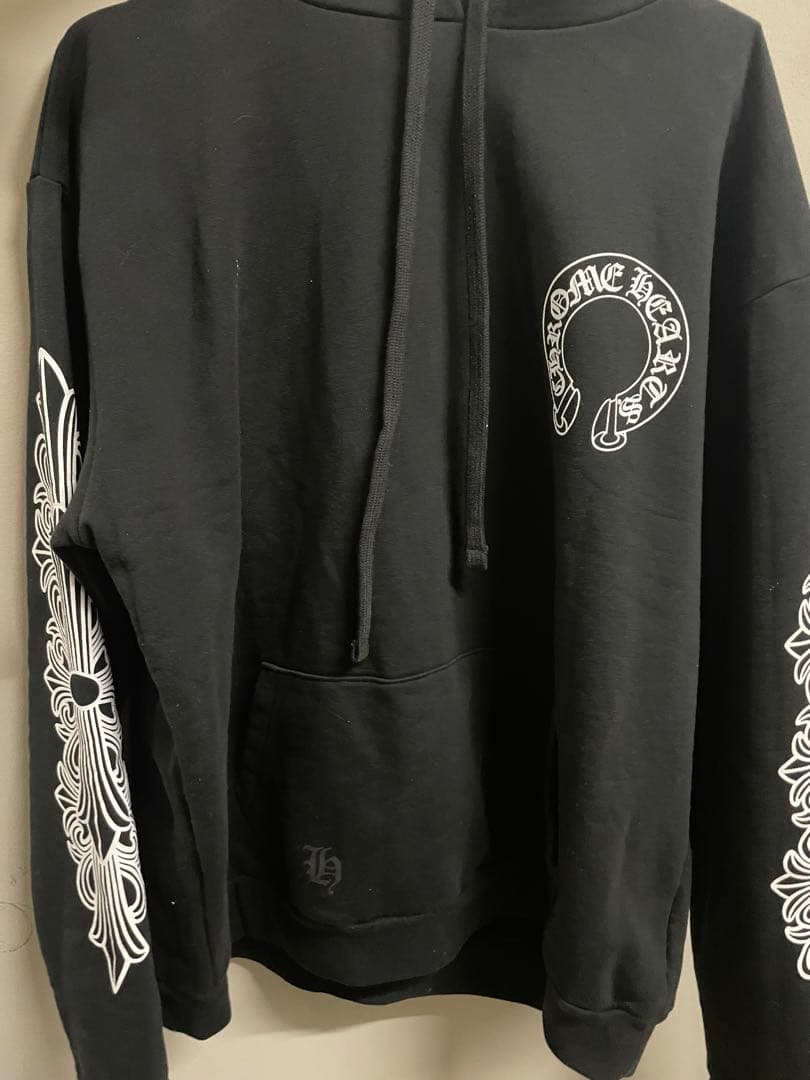 わ　クロムハーツ　ホースシュー　フローラルクロス