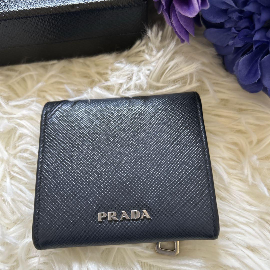 希少 PRADA プラダ レザー ケース サフィアーノロボット