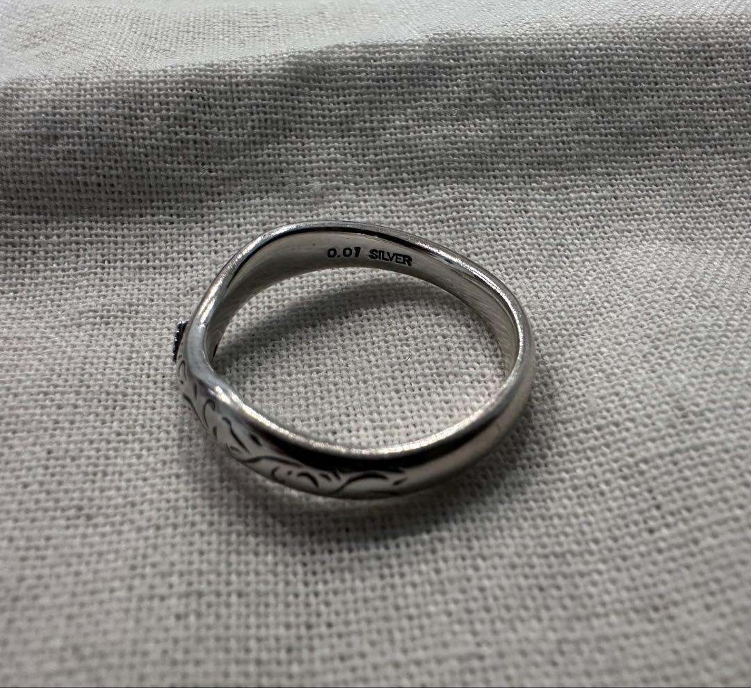 agete アガット　シルバー　ダイヤ　リング　11号　ヴィンテージ感