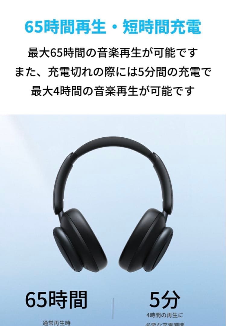 Anker Soundcore Space Q45/ワイヤレスヘッドホン