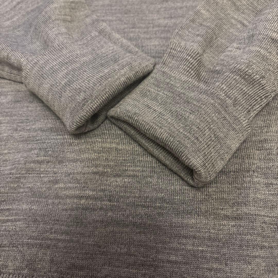 JOHN SMEDLEY ジョンスメドレー　グレー Vネックセーター （美品）