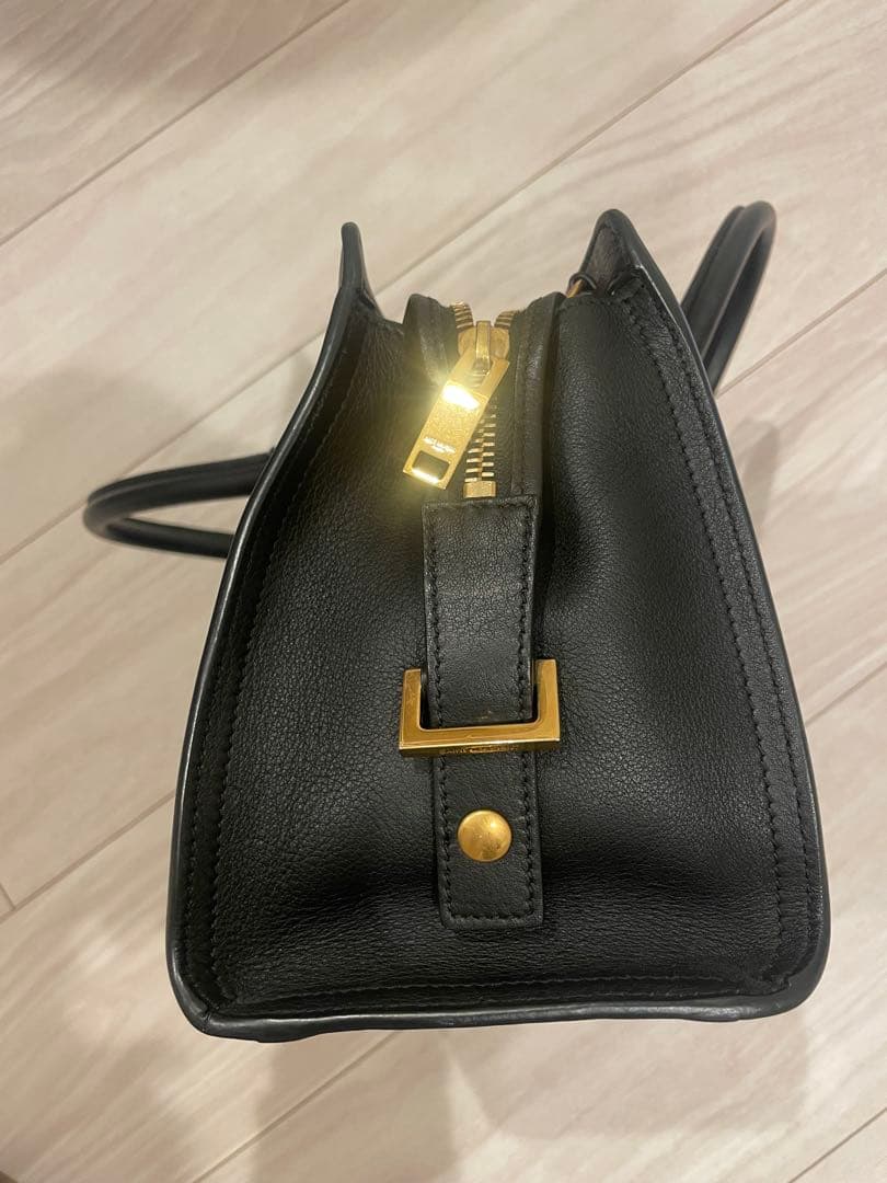 【サンローランベイビーカバス】YSL ブラック ハンドバッグ