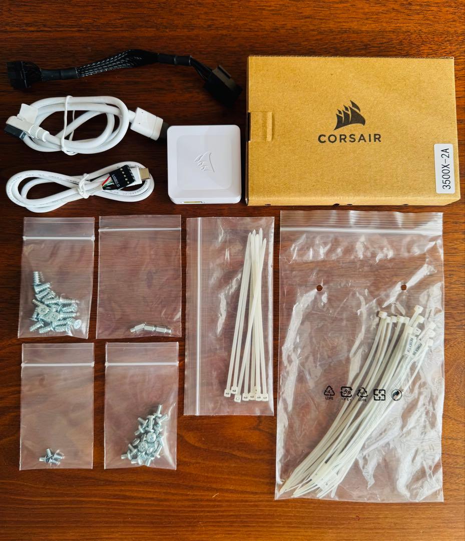 CORSAIR iCUE LINK 3500X ミドルタワーPCケース ホワイト