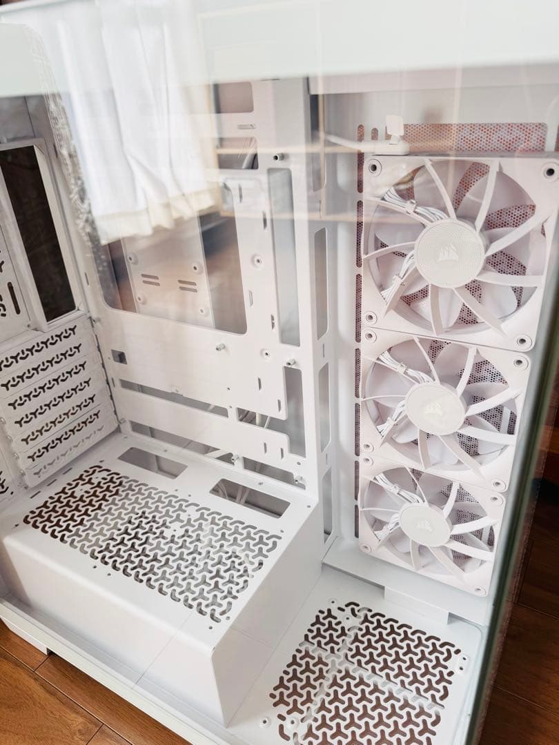 CORSAIR iCUE LINK 3500X ミドルタワーPCケース ホワイト