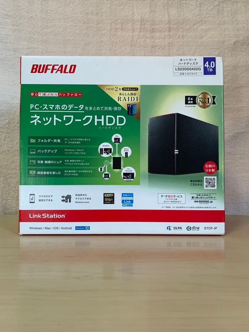 BUFFALO LinkStation 4.0TB ネットワークHDD