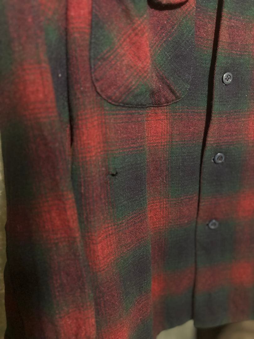 60s PENDLETON ペンドルトン ウールネルシャツ