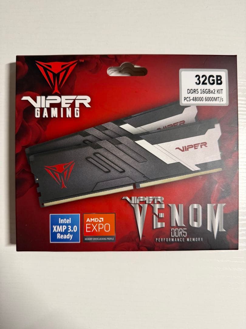 メモリー Patriot Viper Venom DDR5 32GB (16GBx2)