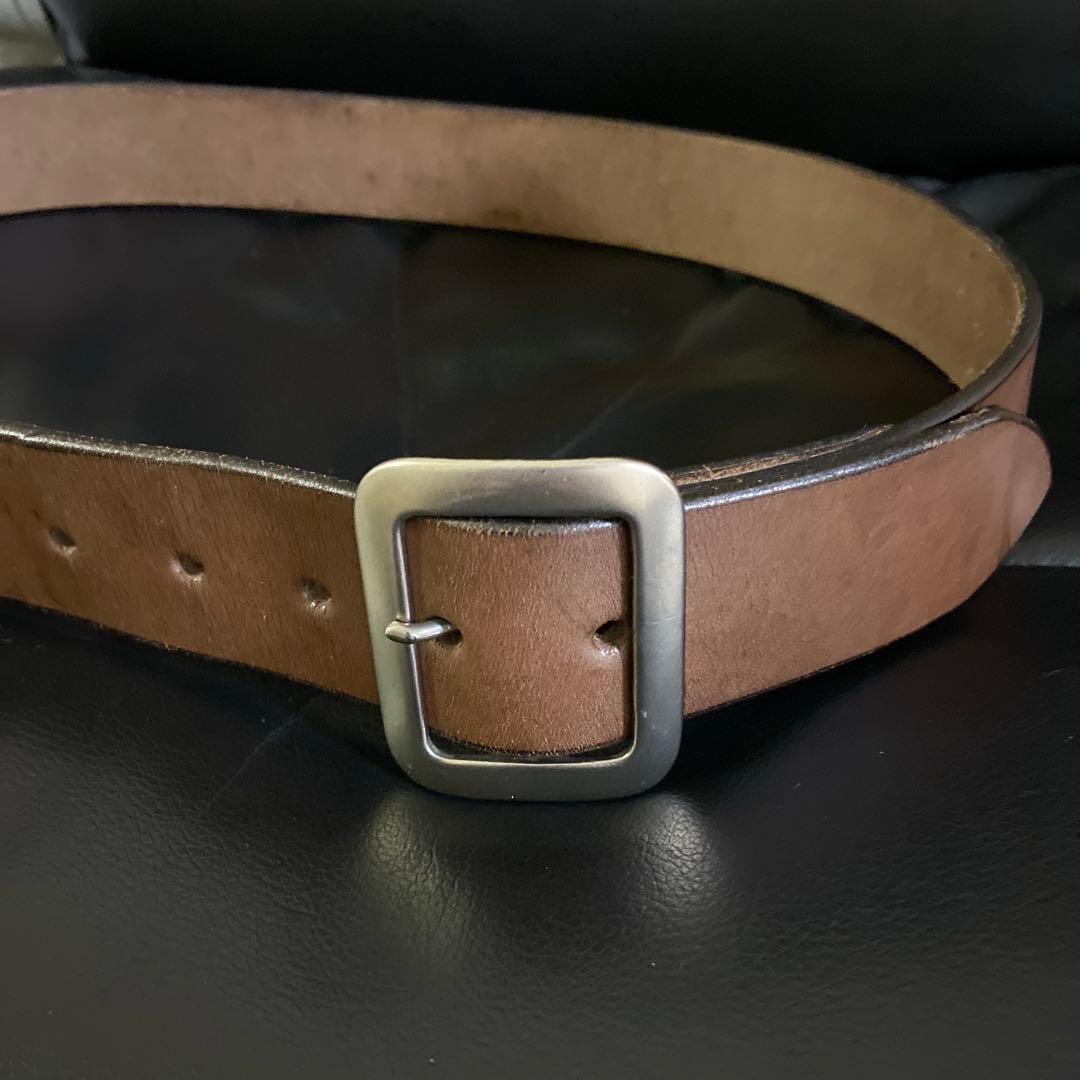 Sugar Cane シュガーケーン ギャリソンベルト 34インチ 茶