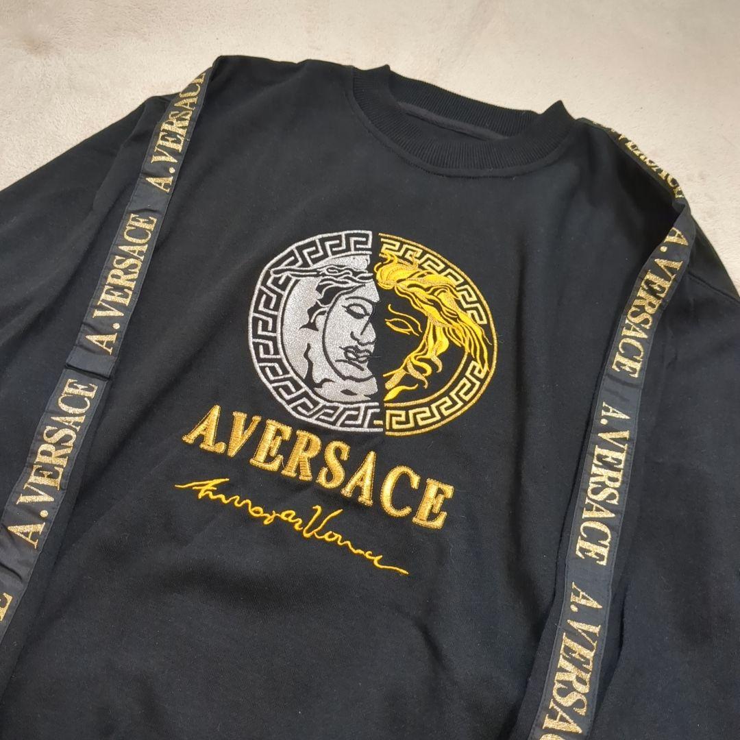 ヴェルサーチ ジャージ セットアップ メデューサ ブラック ゴールド Mサイズ
