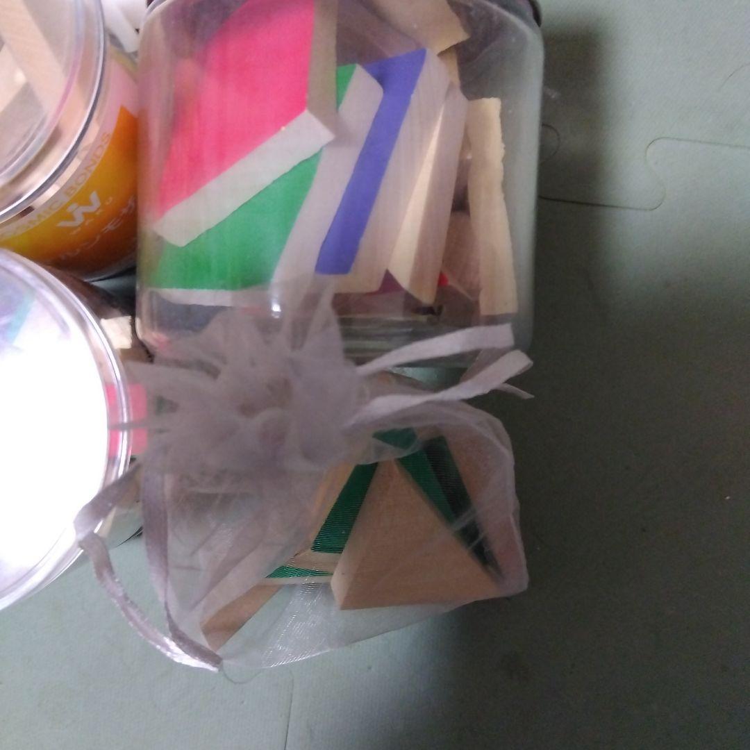 ケルンモザイク　３cm基弱5つ、４．５cm基尺2つ