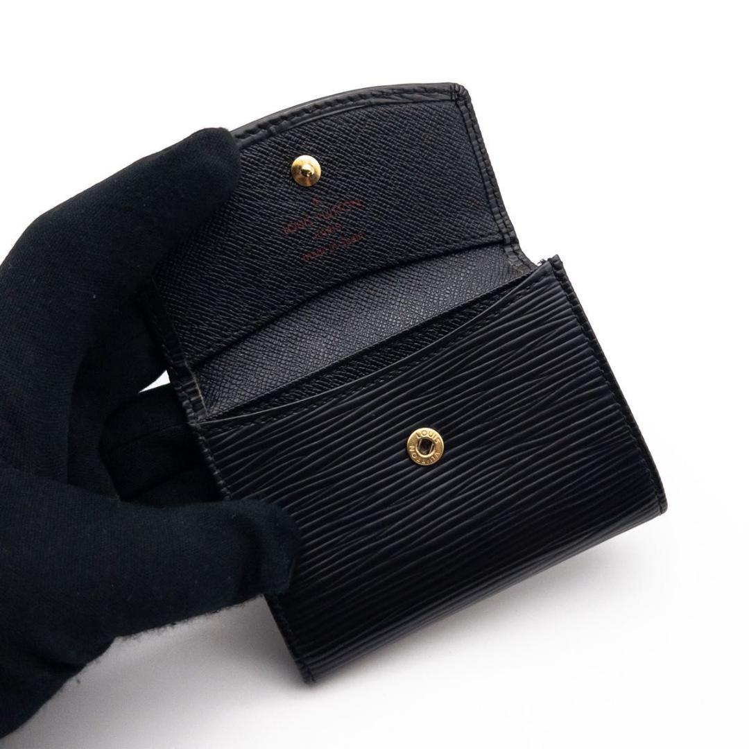 【超極美品】ルイヴィトン　ポルトモネサーンプル　エピ　ケース　小銭入れ　黒