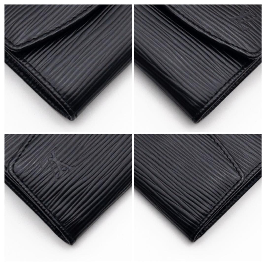 【超極美品】ルイヴィトン　ポルトモネサーンプル　エピ　ケース　小銭入れ　黒