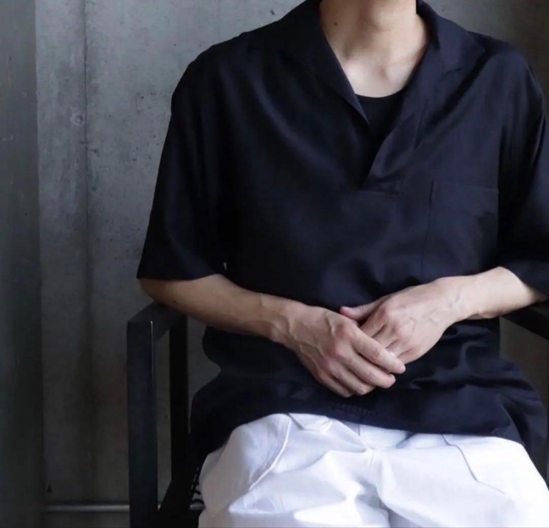 COMOLI ウールシルクスキッパーシャツ サイズ3