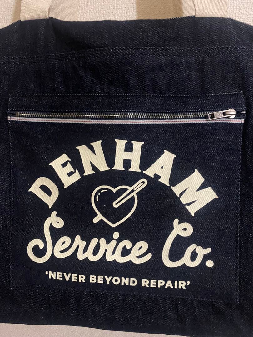 未使用2025今期新作DENHAMTOTEBAGRINSEネイビー完売品デンハム
