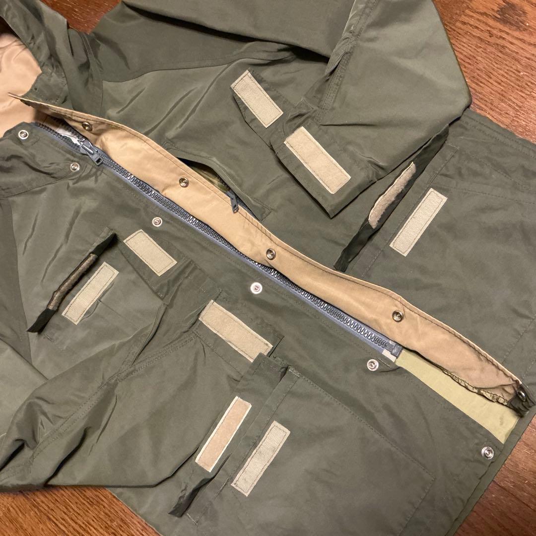 廃番セージUSA製60/40ショートパーカーSシェラデザイン米国製ロクヨンクロス