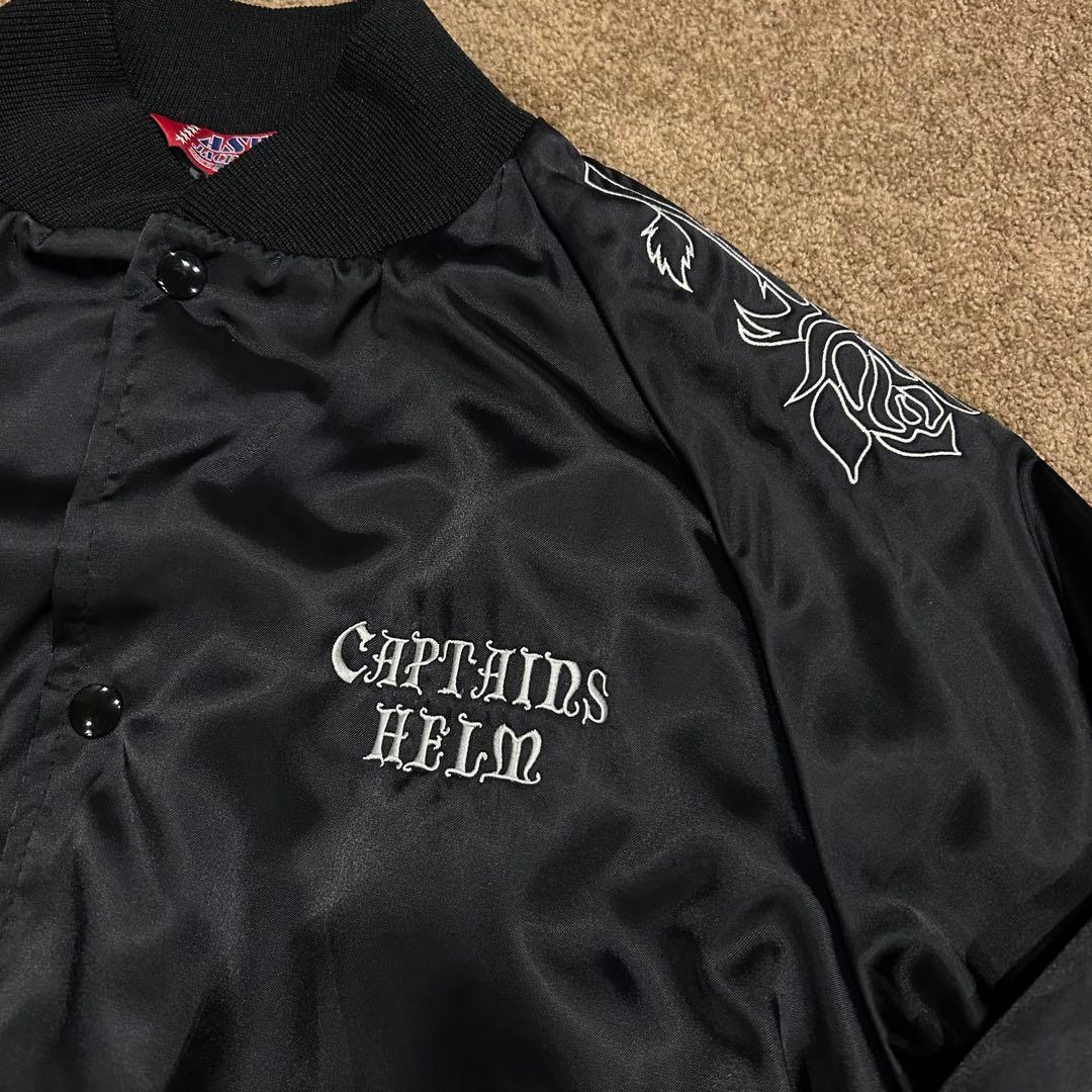 USA製　CAPTAINS HELM キャプテンズヘルム ローズ刺繍　ジャケット