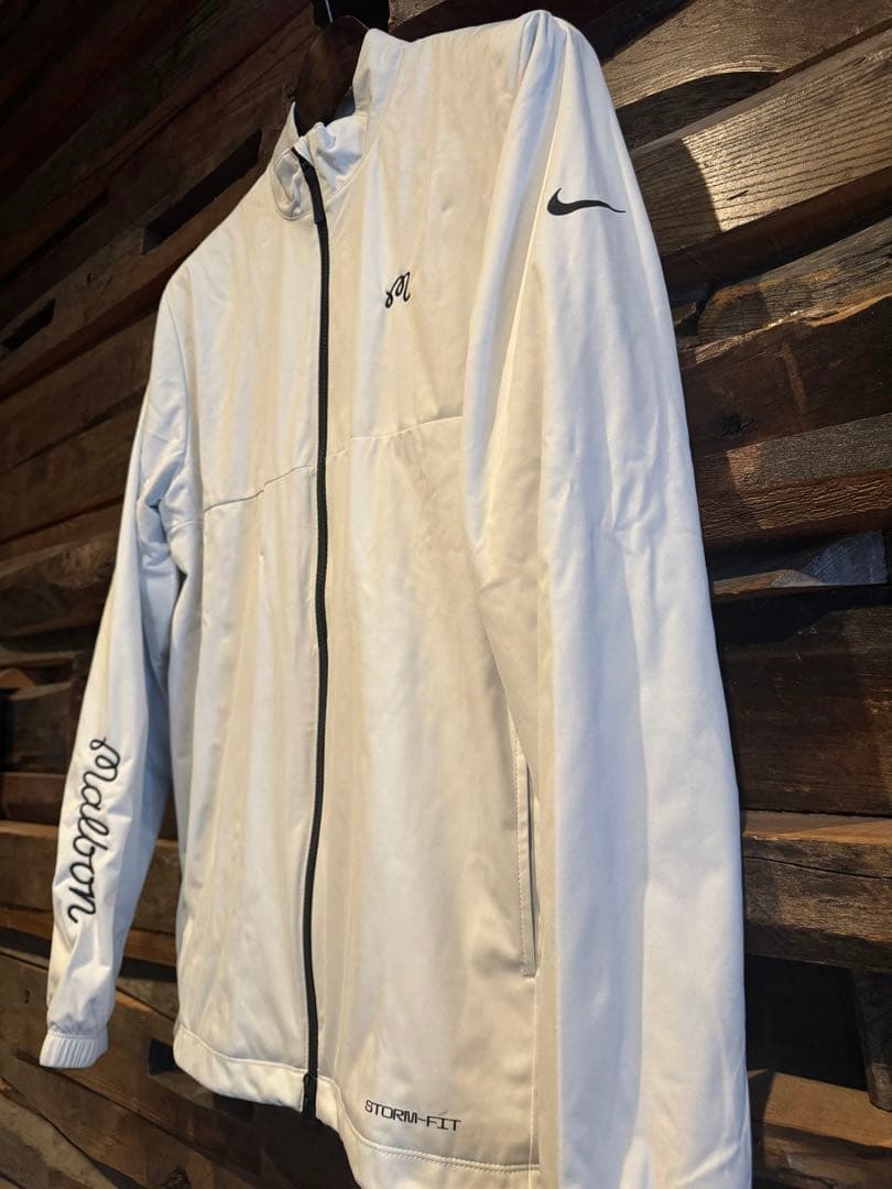 ナイキゴルフ × マルボンゴルフ ジャケット ストームフィット 白 サイズM