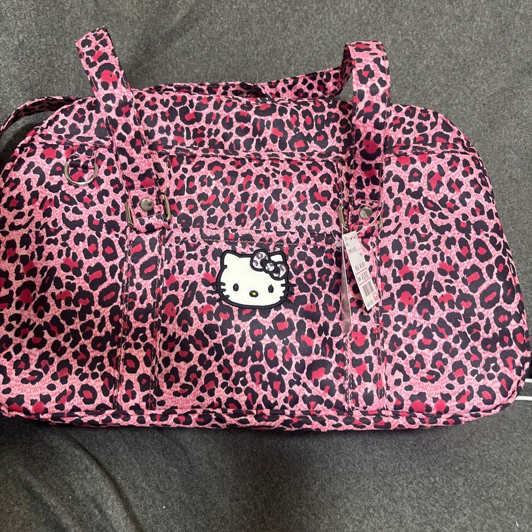 ***様 新品　キティ　ヒョウ柄　ボストンバッグ　豹柄　HELLO KITTY