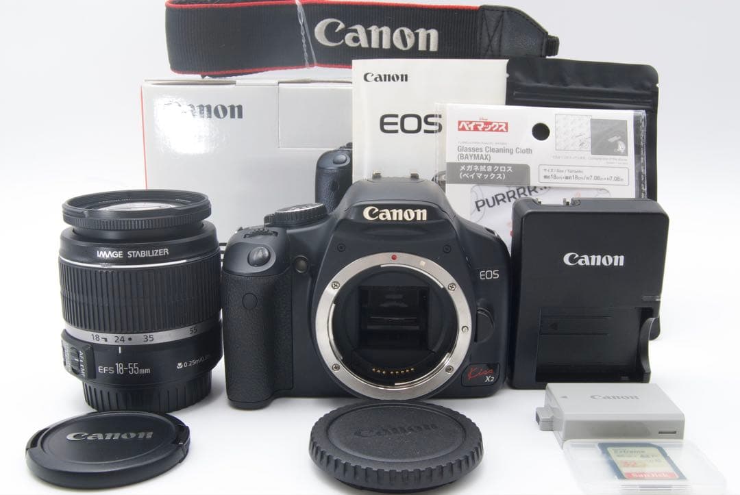 【元箱付】Canon EOS Kiss X2 標準レンズキット スマホ転送