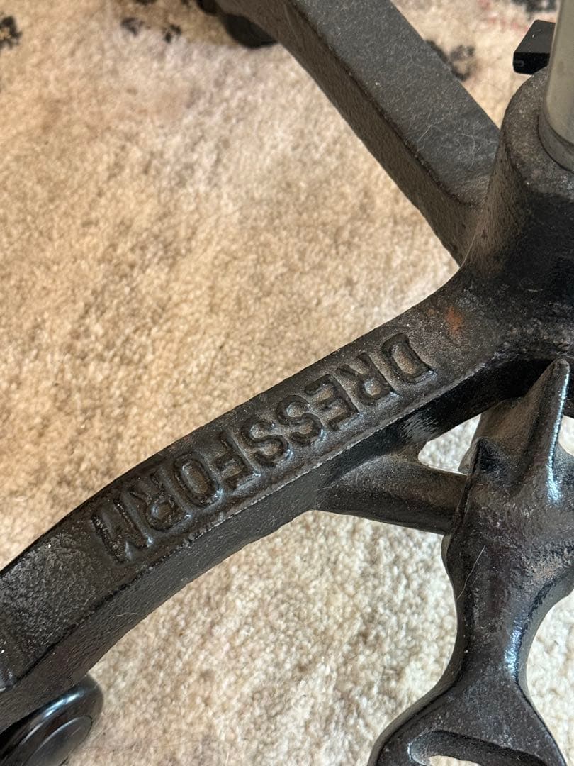 TOKYOKIIYA 東京キイヤ 老舗トルソー 高さ調整 鉄脚ペダル レア 貴重