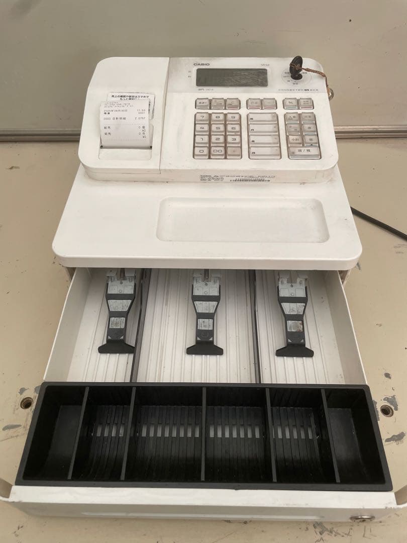 通電確認済みCASIO SE-G3ブラック レジスター