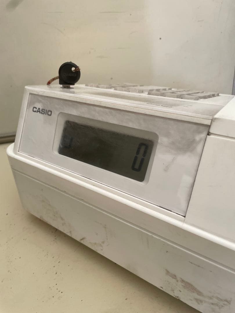 通電確認済みCASIO SE-G3ブラック レジスター