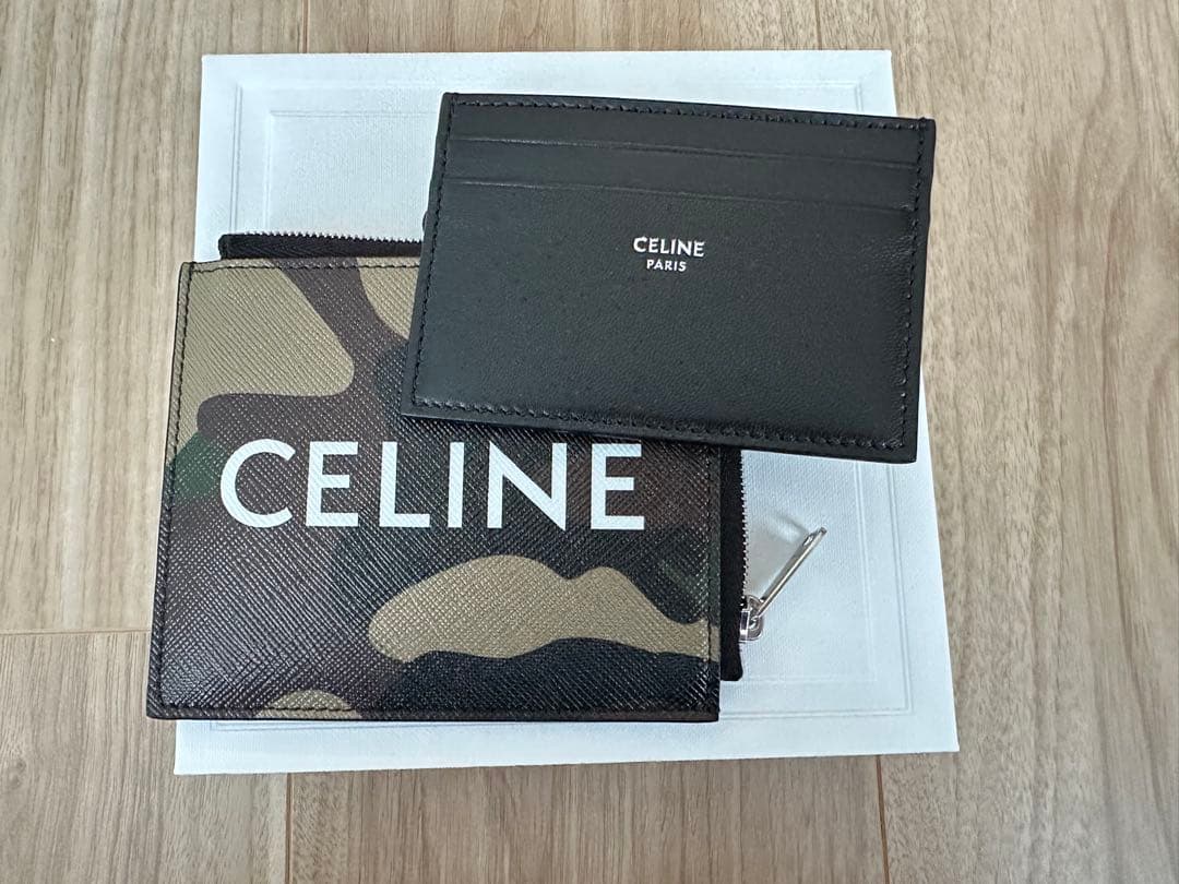 新品未使用 CELINE セリーヌ カモフラ カードホルダー＆ケース 財布