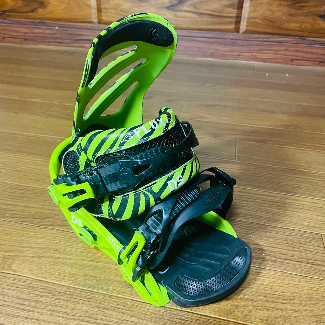 【限定色】FLUX DS スノーボード ビンディング ブラック/グリーン S