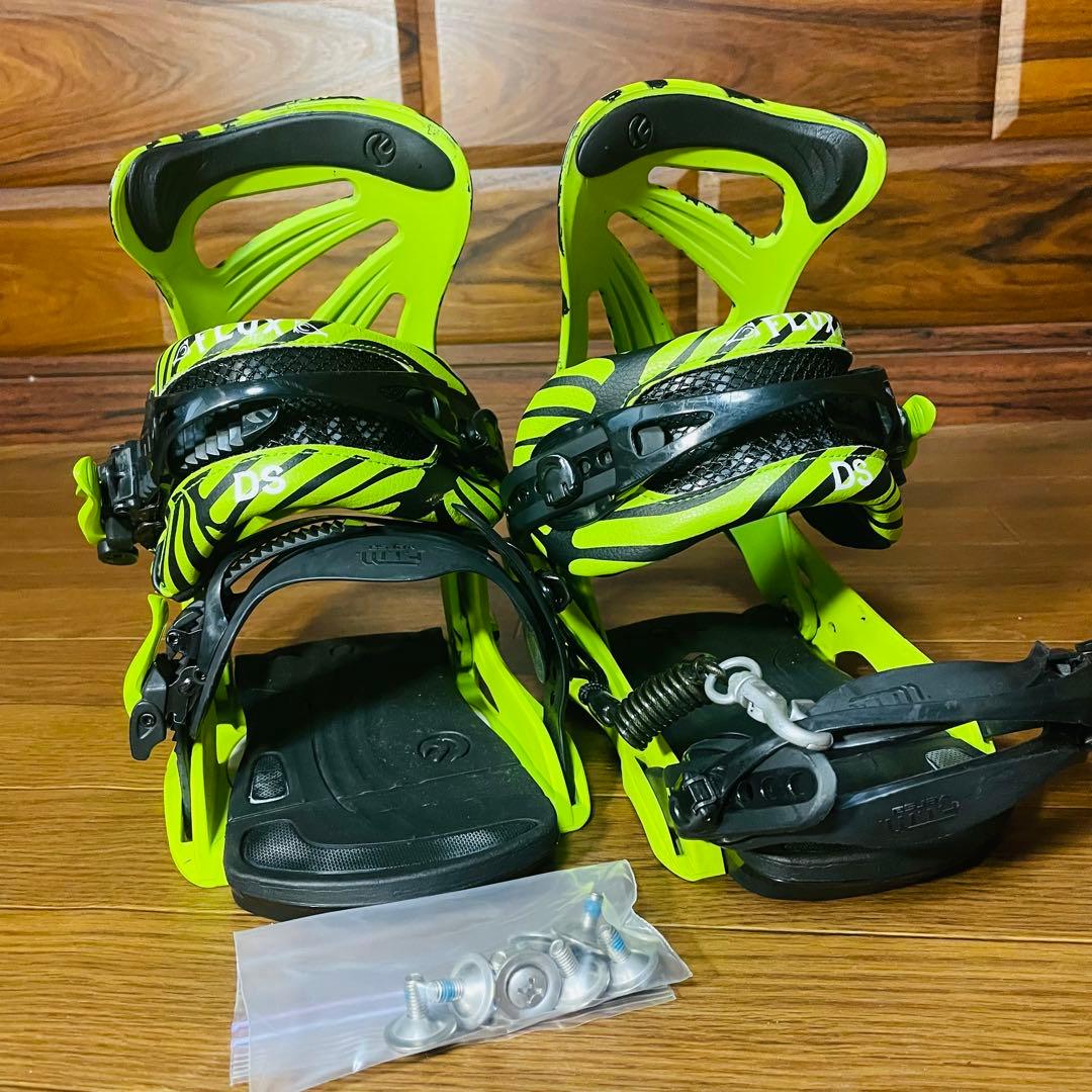 【限定色】FLUX DS スノーボード ビンディング ブラック/グリーン S