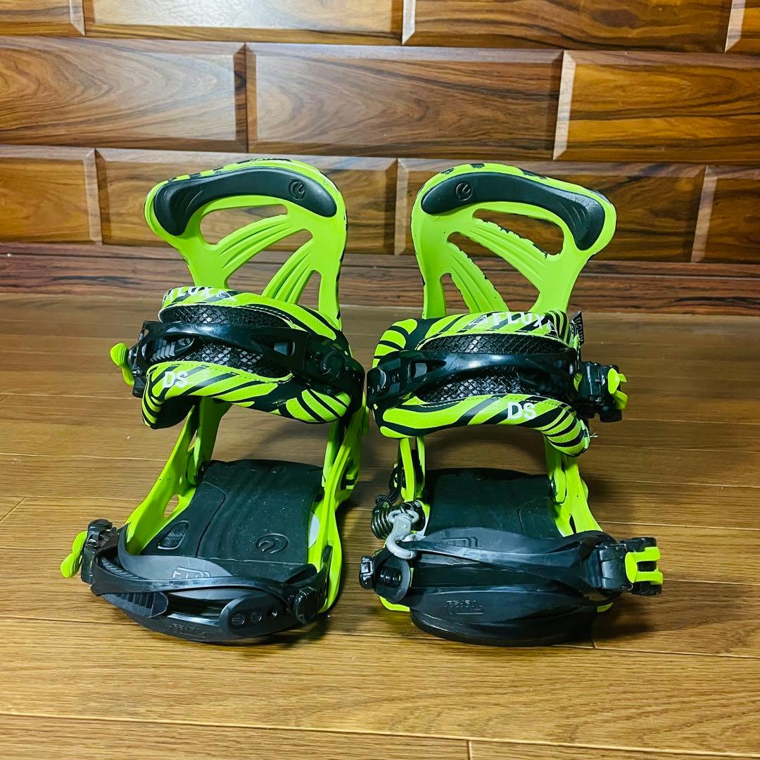 【限定色】FLUX DS スノーボード ビンディング ブラック/グリーン S