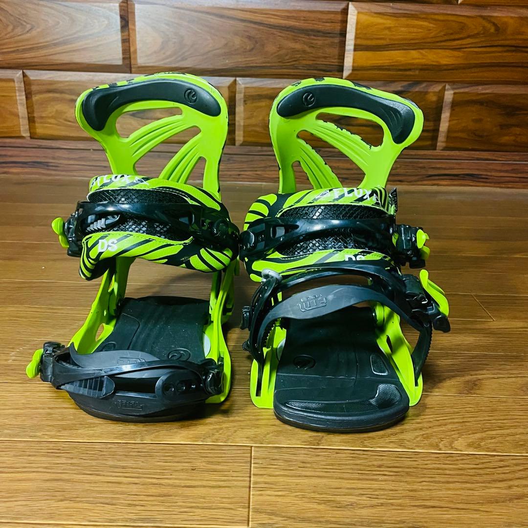 【限定色】FLUX DS スノーボード ビンディング ブラック/グリーン S