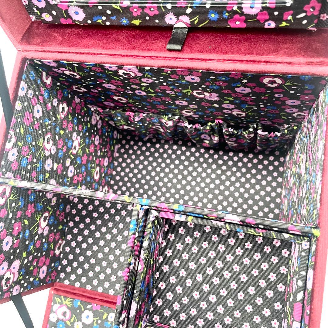 新品未使用✨アナスイ フランフラン ジュエリーボックス バニティ ダークレッド