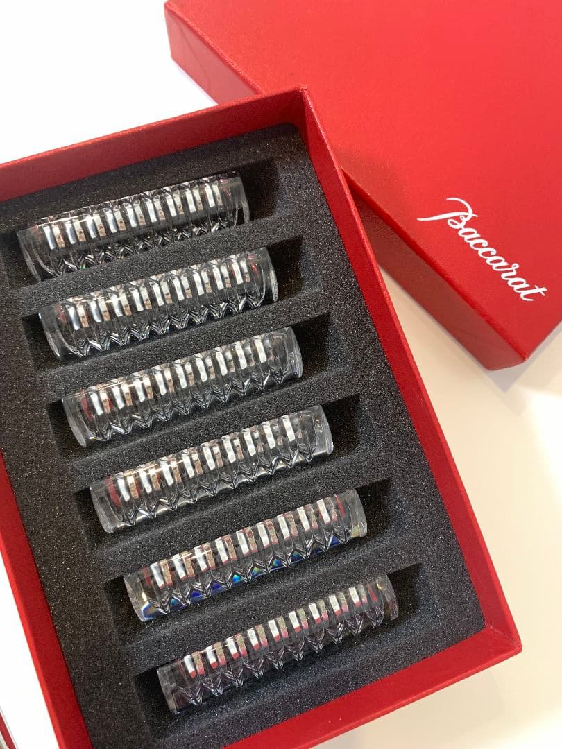 Baccarat クリスタルカトラリーレスト 6個セット