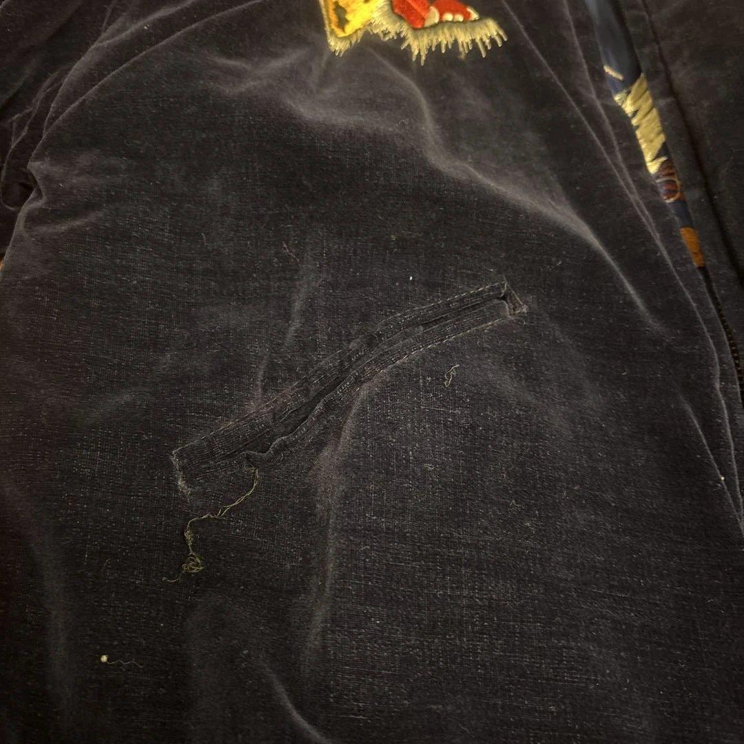 ビンテージ　別珍スカジャン 50s 60s 60年代　虎　龍　鷲　富士　登り龍