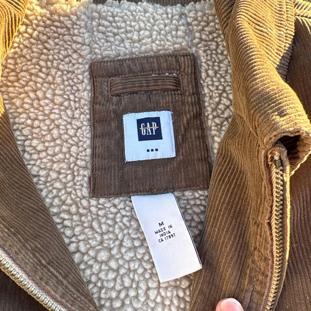 90s~ OLD GAP ギャップ コーデュロイ ジャケット 裏ボア フルジップ