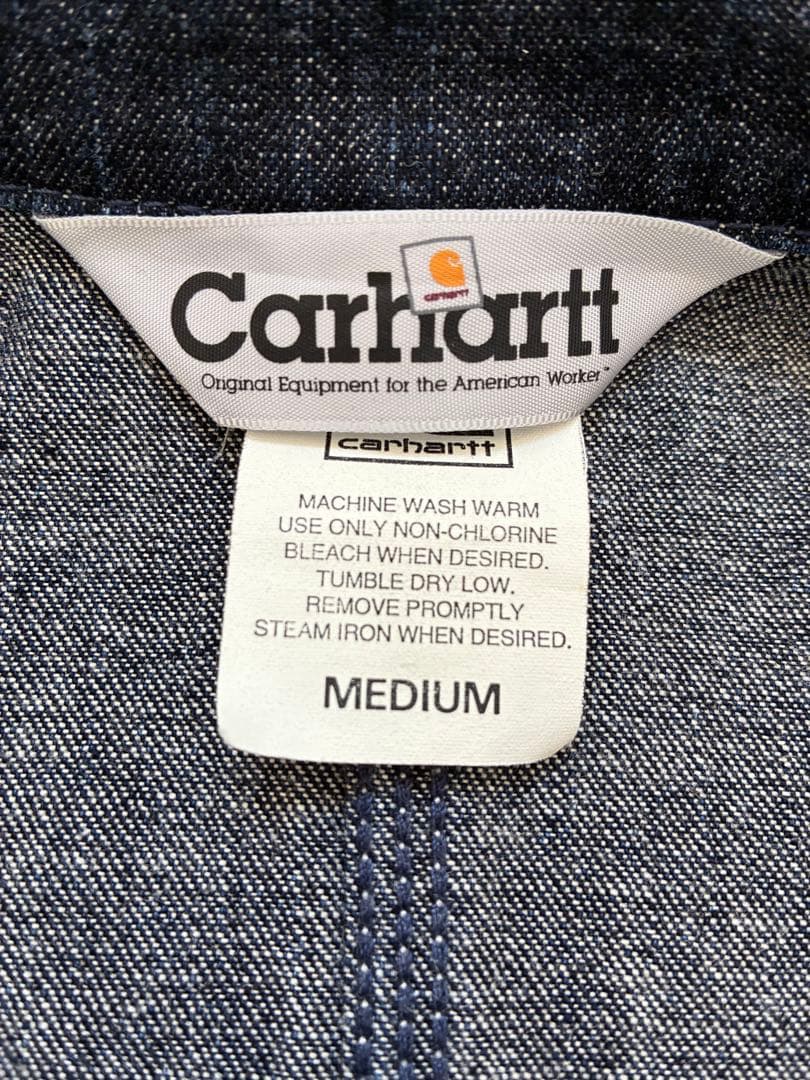 Carhartt カーハート　デニムカバーオール　三角ダク　エドウィン生産　M