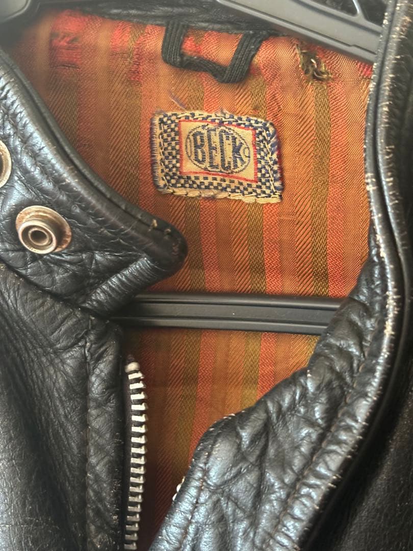ビンテージ BECK 60's シングル レザージャケット