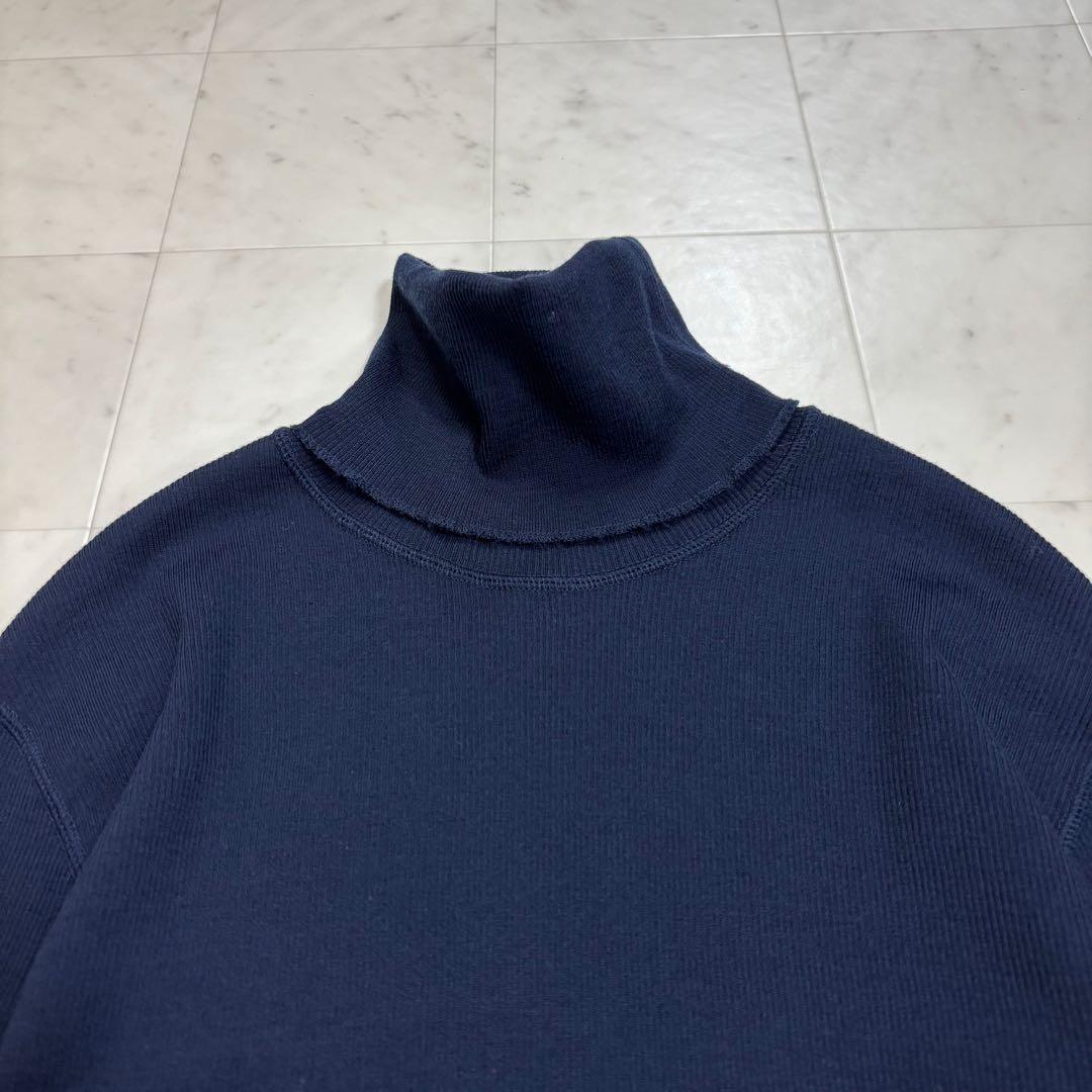 AUA です★美品★23AW rib タートルニット ウール