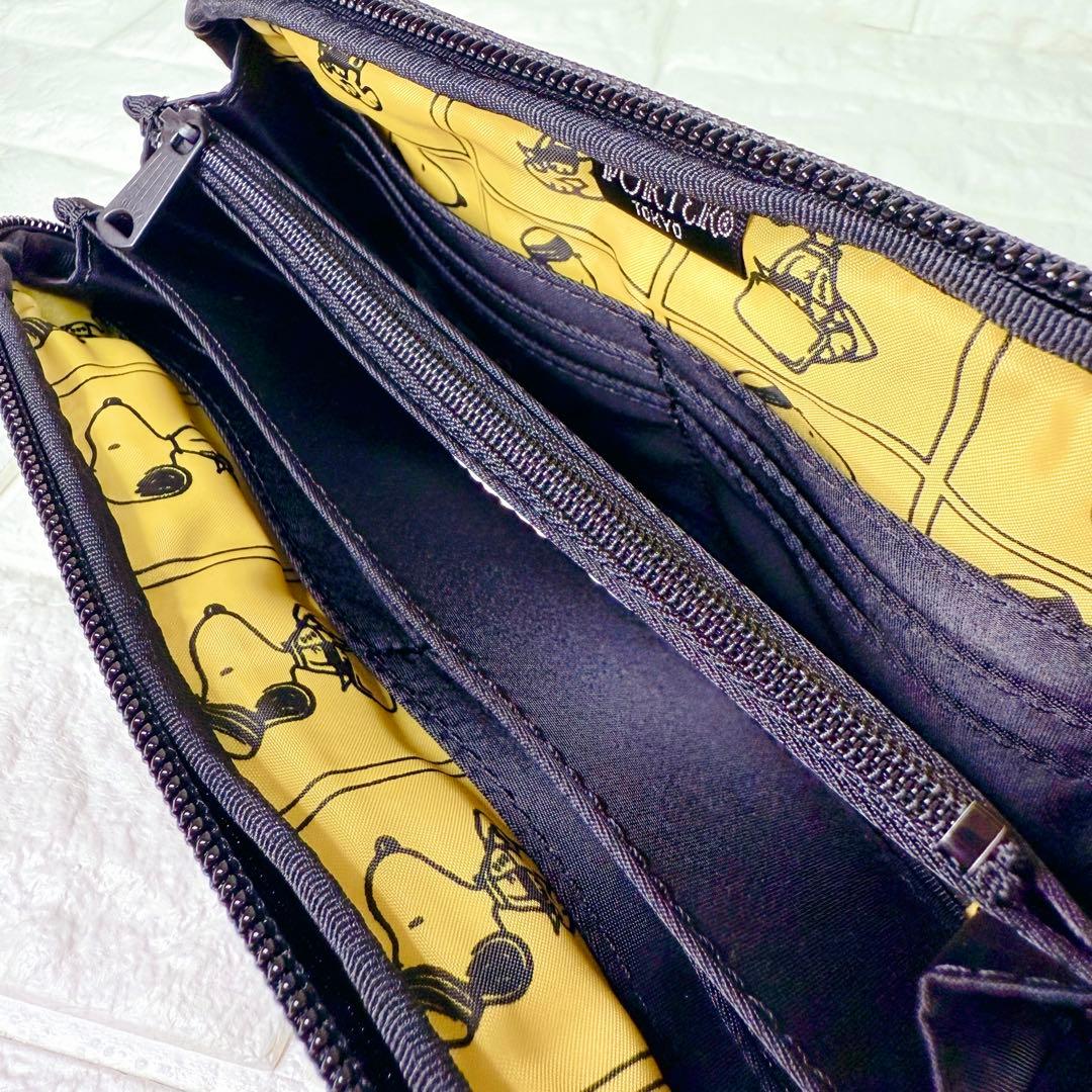 未使用級✨JOE PORTER ポーター スヌーピー PEANUTS 長財布 黒
