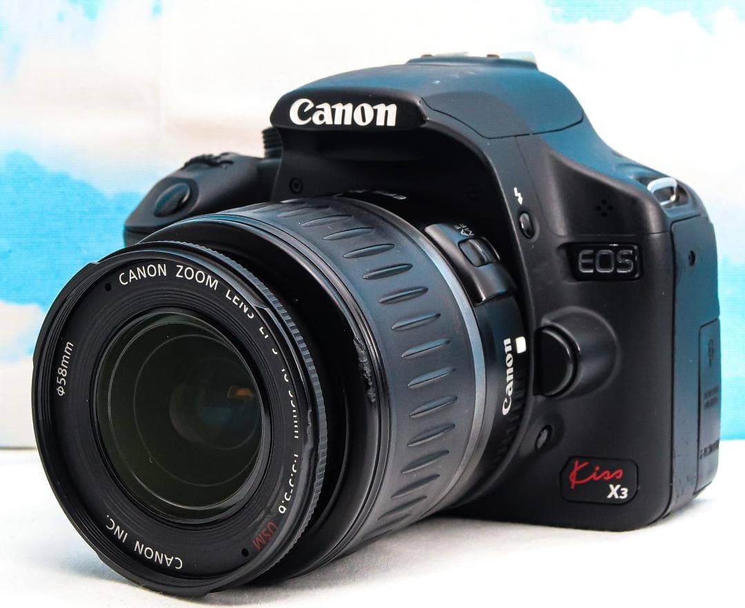 キャノン Canon Kiss X3⭐️スマホに転送♪⭐️写真も動画も撮れる