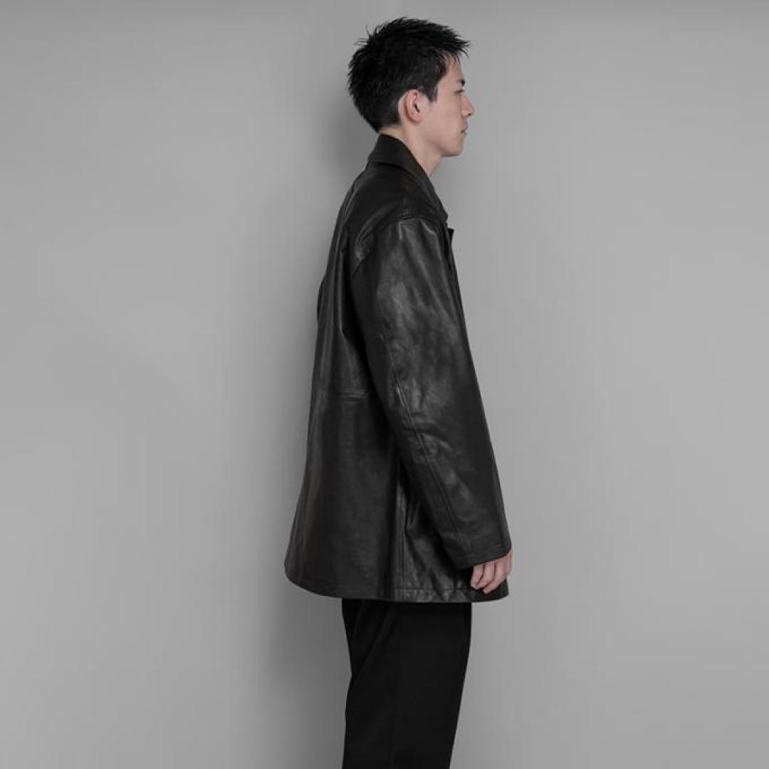 ジャケット・アウター ssstein Leather Zip Jacket S