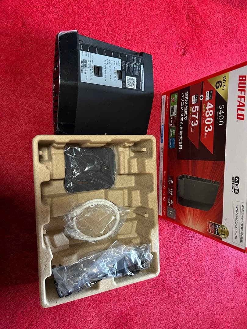 BUFFALO WSR-5400AX6P-BK 無線LANルーター
