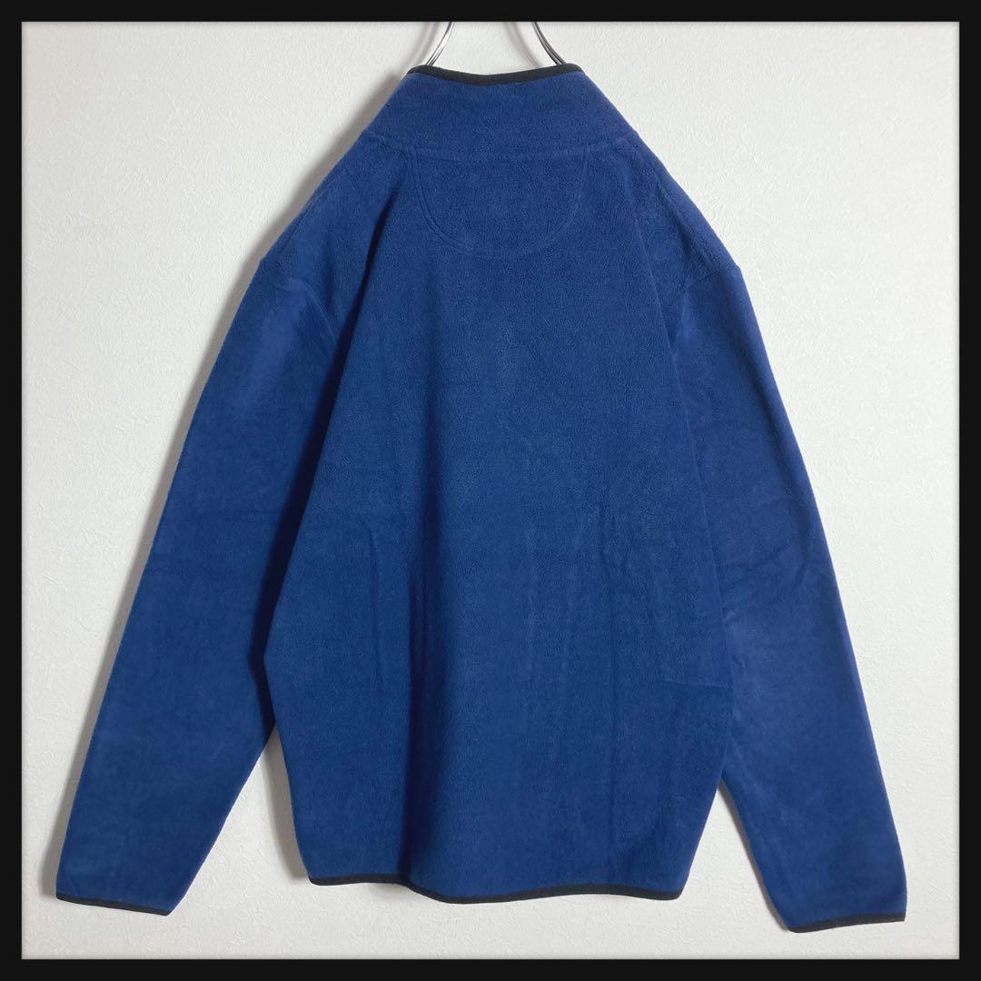 【希少モデル】ステューシー ワンポイント刺繍ロゴ ハーフジップフリース 入手困難