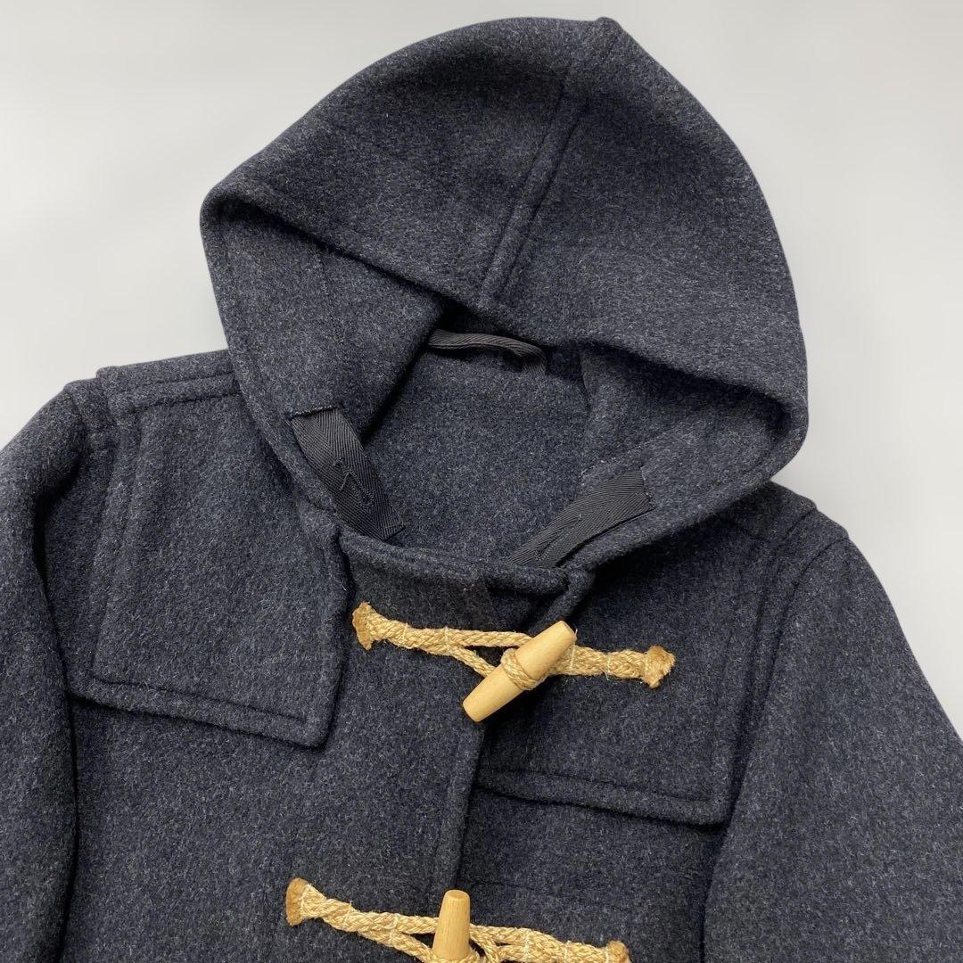 N305◯ 美品 マーガレットハウエル ダッフルコート ロング ダークグレー