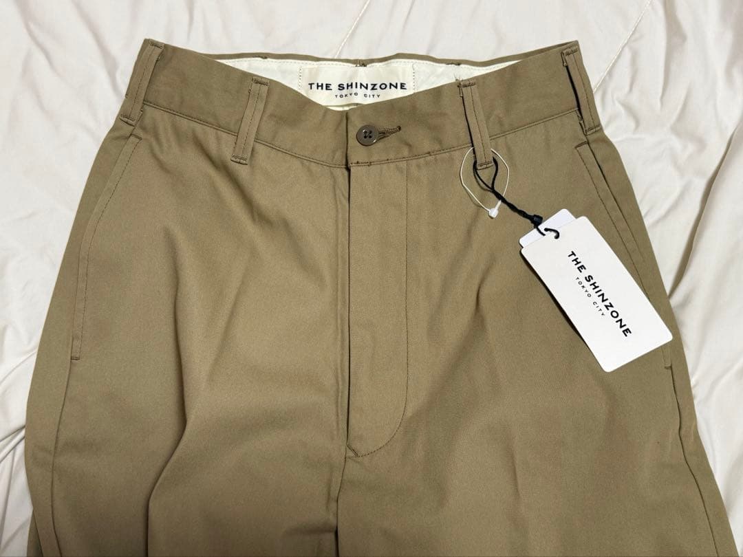 ごはん　SHINZONE ウォッシュドハイウエストチノ 32 新品