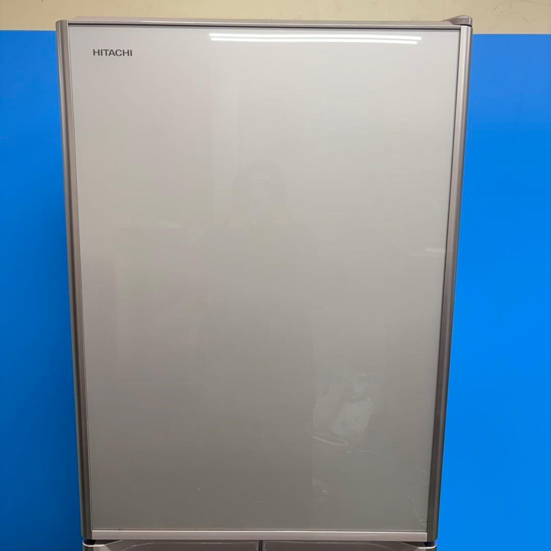 704 保証　鏡面　大型冷蔵庫　400L強 極美品　右開き　自動製氷機　5ドア