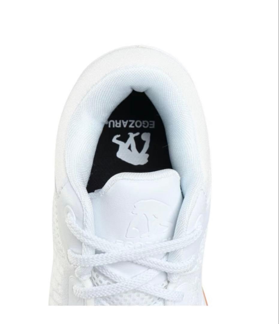 エゴザル　エゴブレイズ ホワイト×オレンジ　27cm