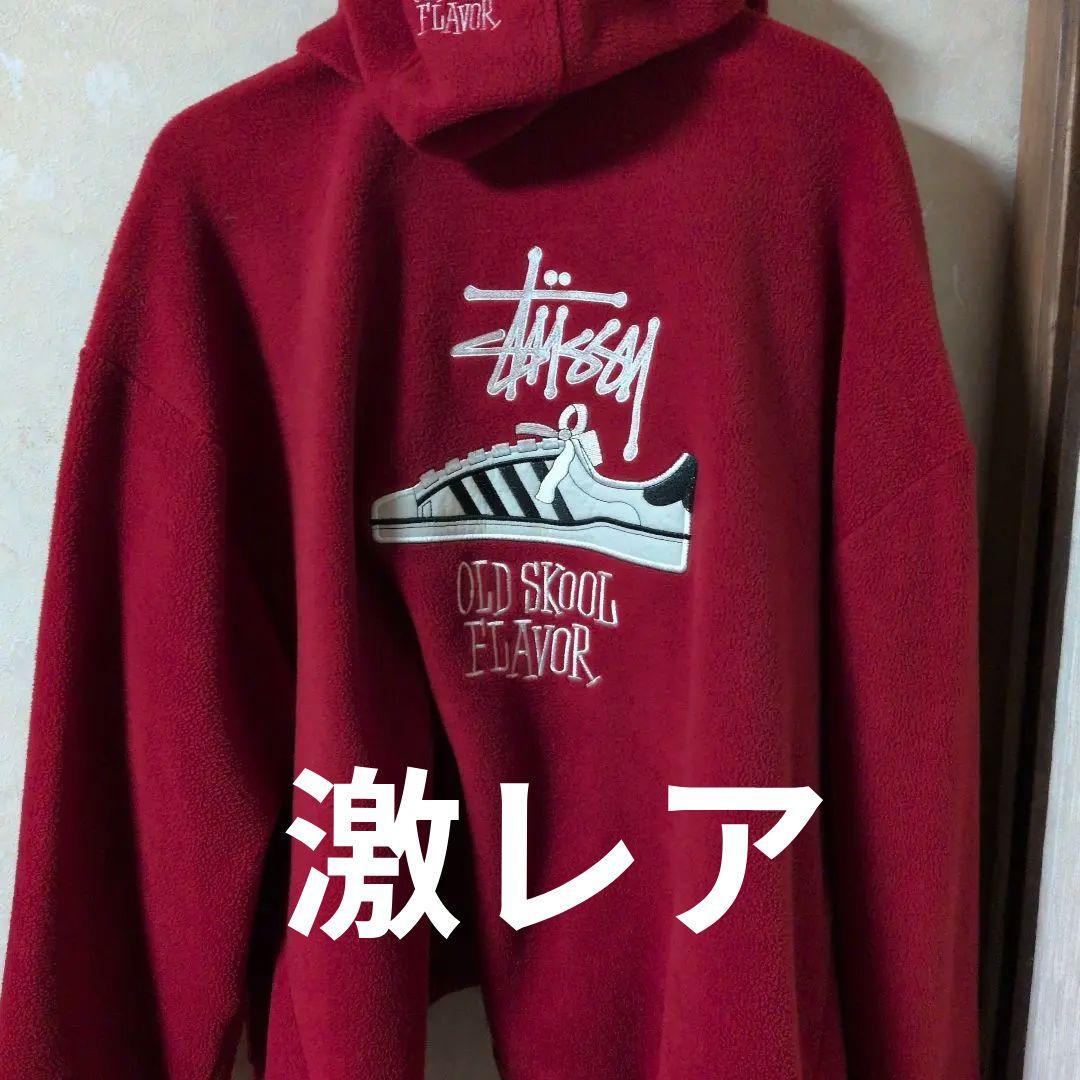 【超激レア】USA製　90sオールドステューシー全刺繍　フリースジャケット