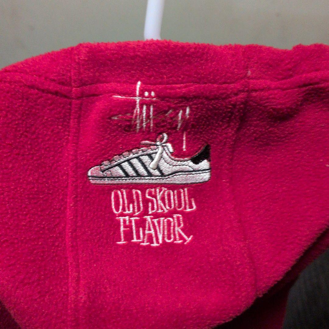 【超激レア】USA製　90sオールドステューシー全刺繍　フリースジャケット