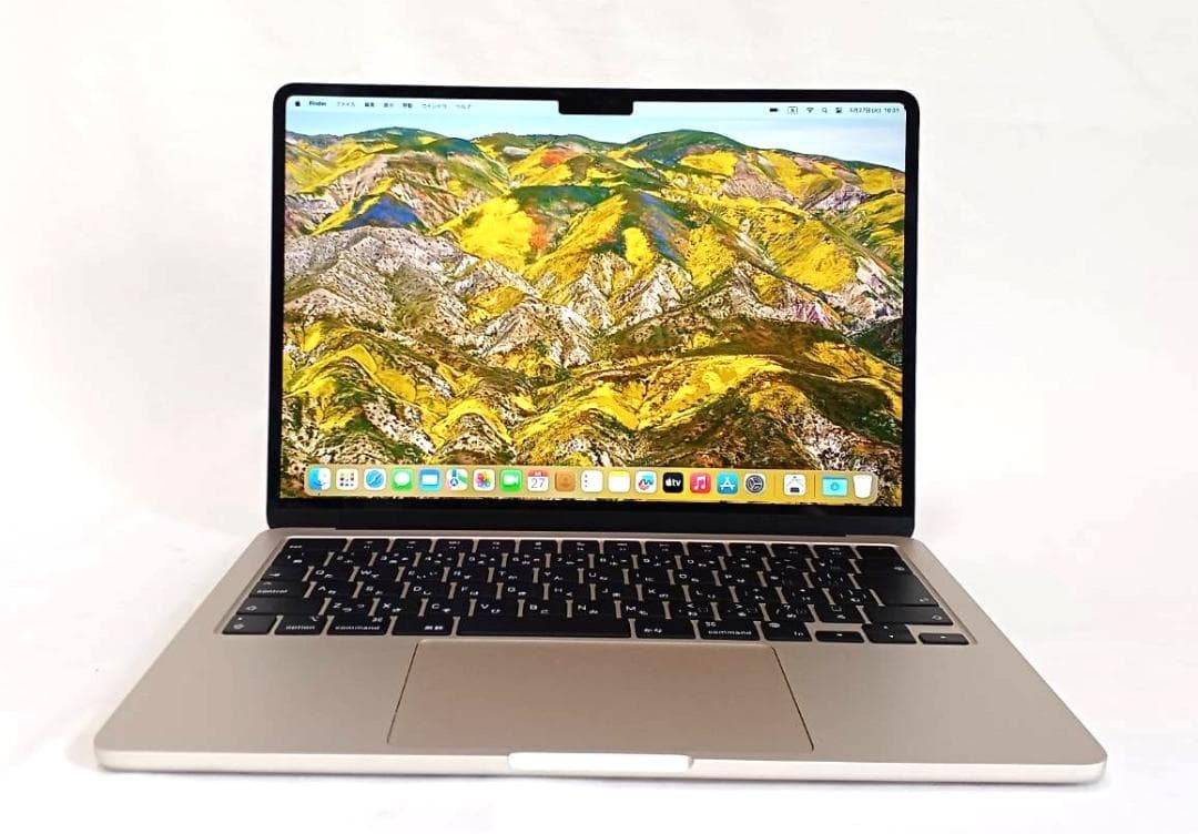 超美品 アップル MacBook Air (M2, 2022) Apple M2